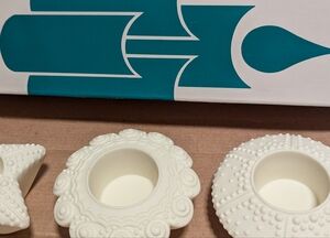 3 Partylite Sea Drifters Tealight Candle Holders